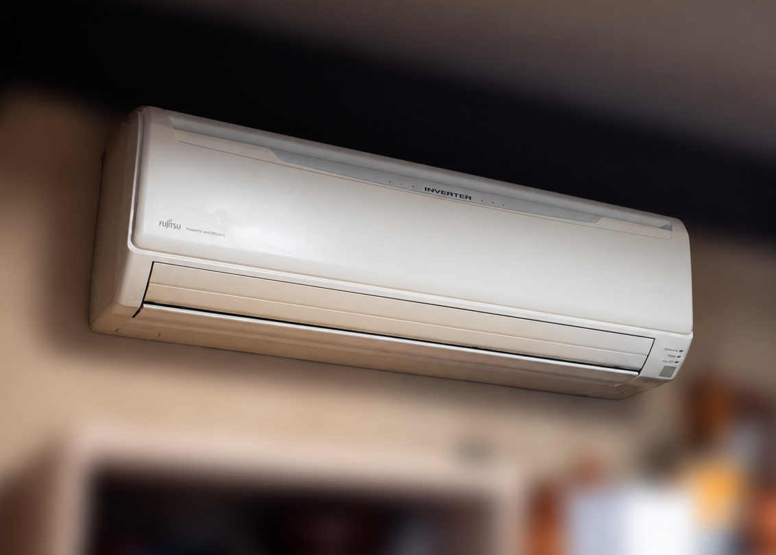Split system indoor unit before cleaning
